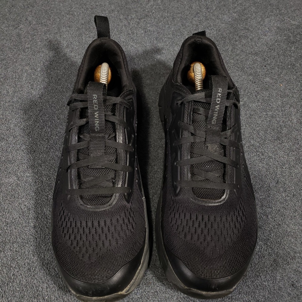 Red Wing EcoLite Aluminum Safety Toe Work Shoes Men's Size 9 D Black Vibram Sole - Picture 2 of 12